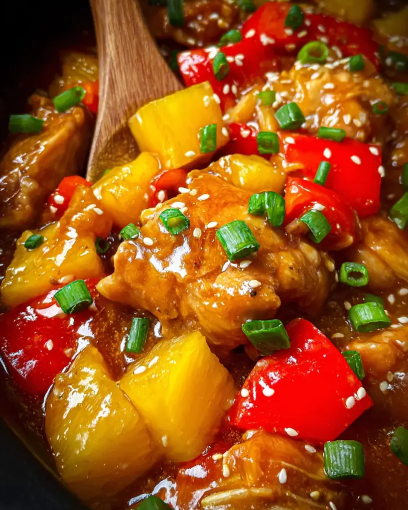 Slow Cooker Hawaiian Chicken