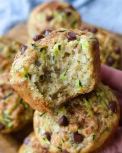 Zucchini Chocolate Chip Muffins