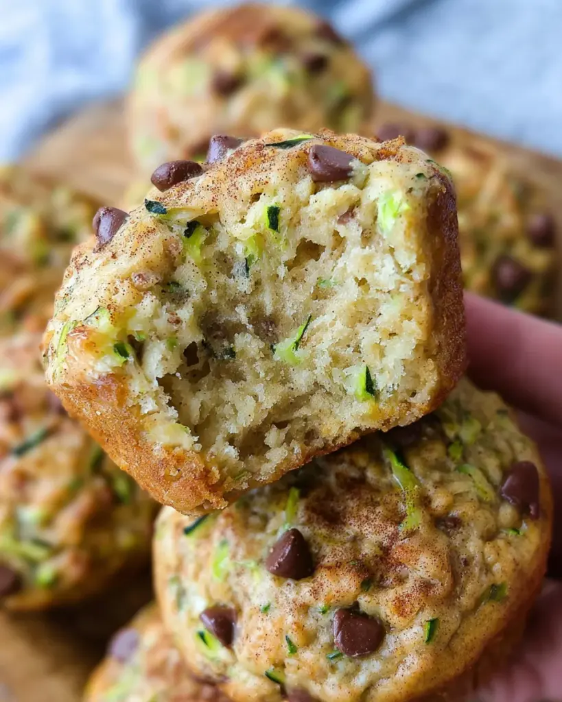 Zucchini Chocolate Chip Muffins