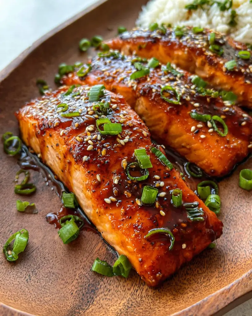Air Fryer Teriyaki Glazed Salmon