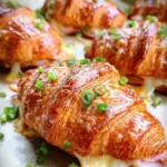 Baked turkey and Cheese Croissants