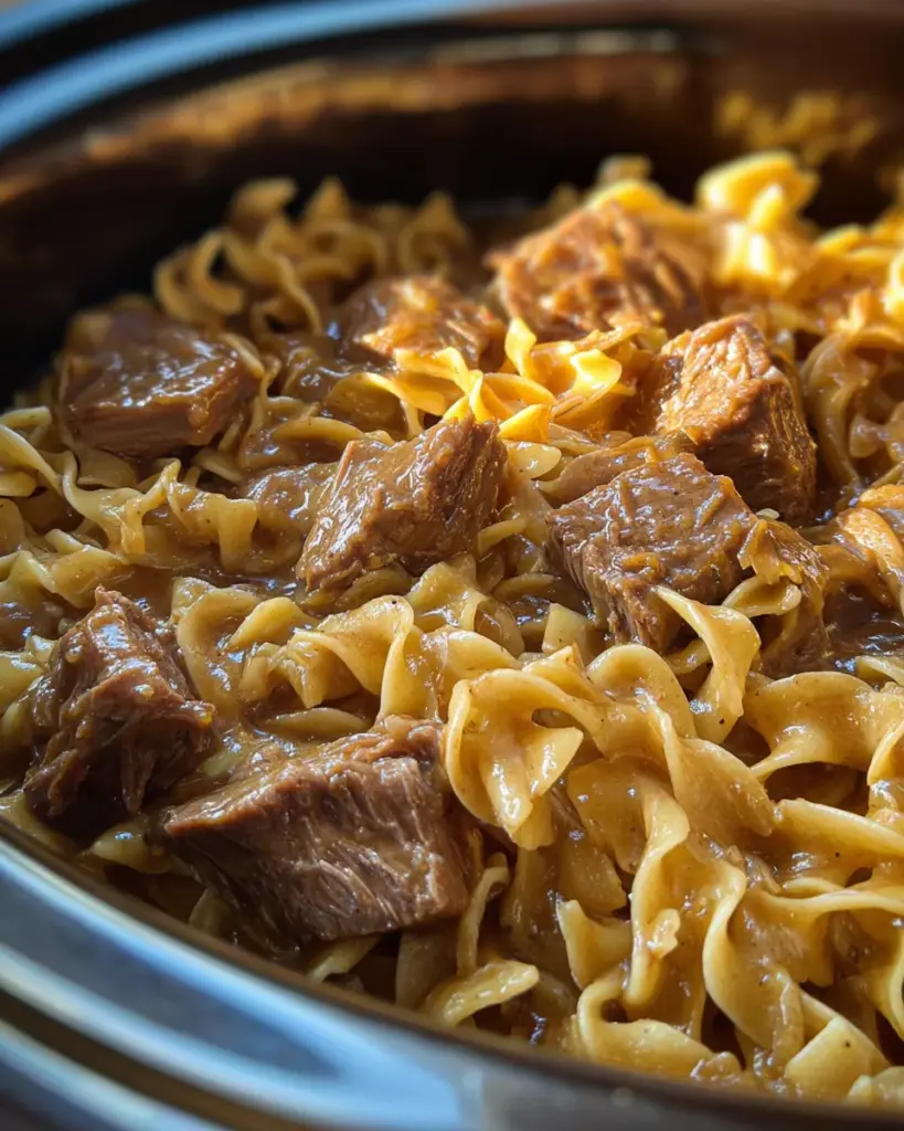 Crockpot Beef And Noodles Recipe