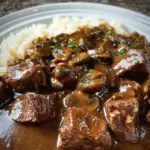 Crockpot Beef Tips & Gravy