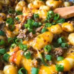 Easy Cheeseburger Gnocchi Skillet