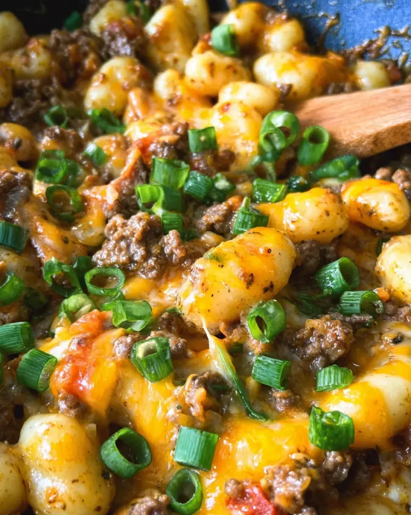 Easy Cheeseburger Gnocchi Skillet