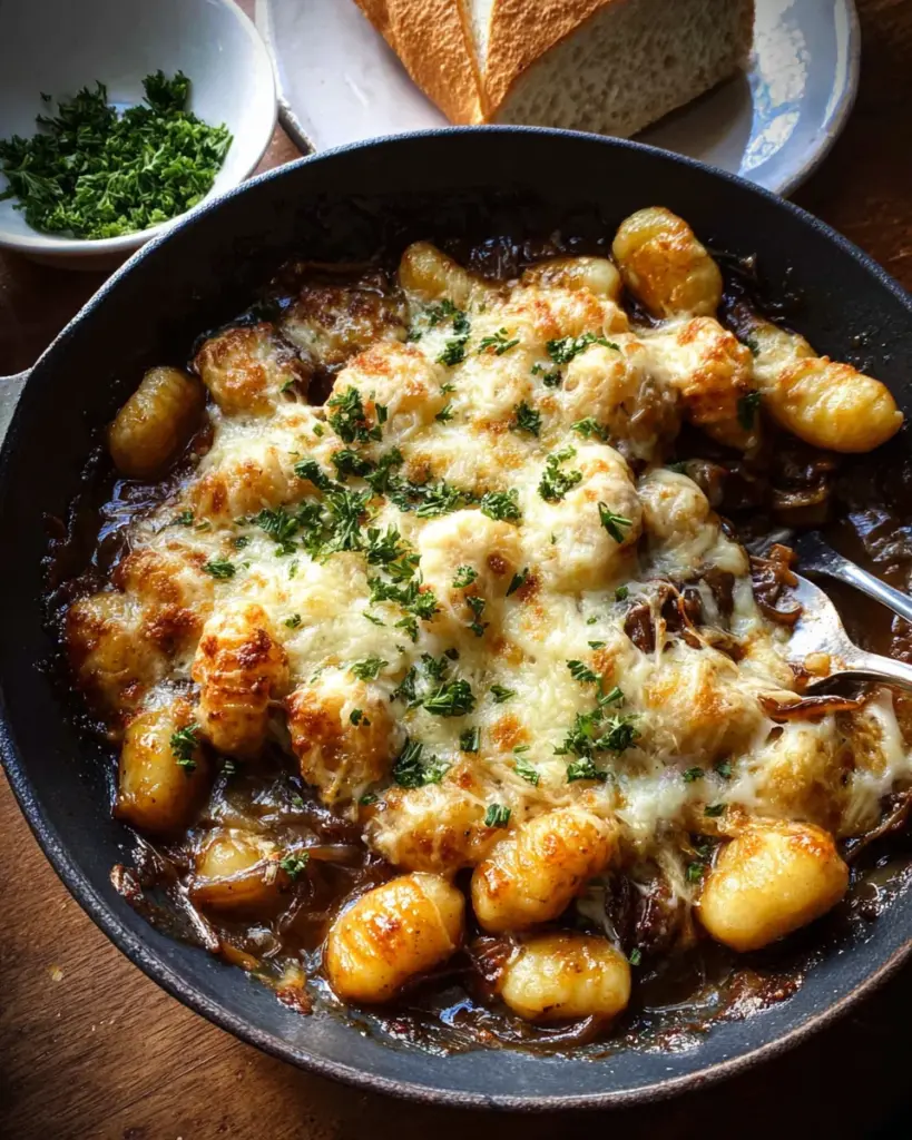 French Onion Gnocchi