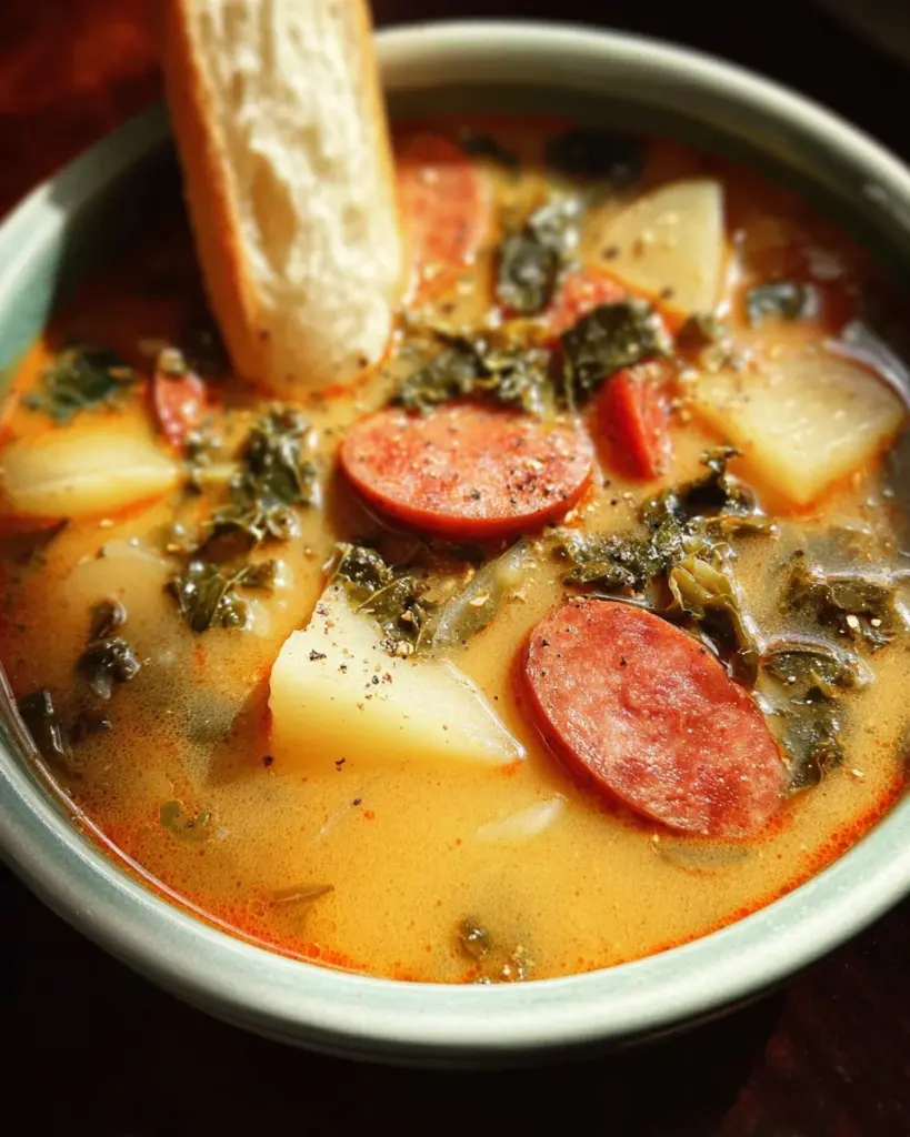 Instant Pot Smoky Sausage and Potato Soup