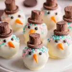Melted Snowman Oreo Balls
