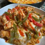 Queso Chicken Fajita Skillet
