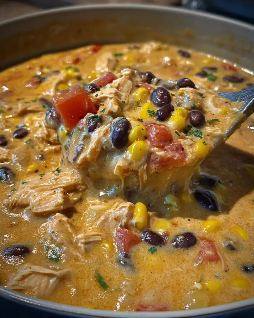Queso Chicken Taco Soup