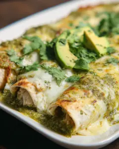 Verde Chicken Enchiladas Recipe