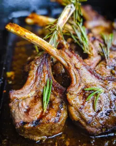 Balsamic Garlic Lamb Chops