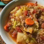 Cabbage Soup with Ground Beef