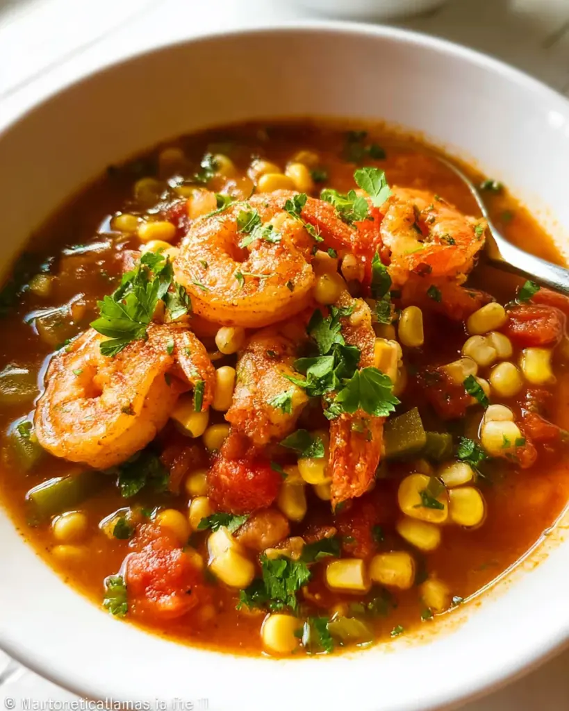 Cajun Corn Shrimp Soup