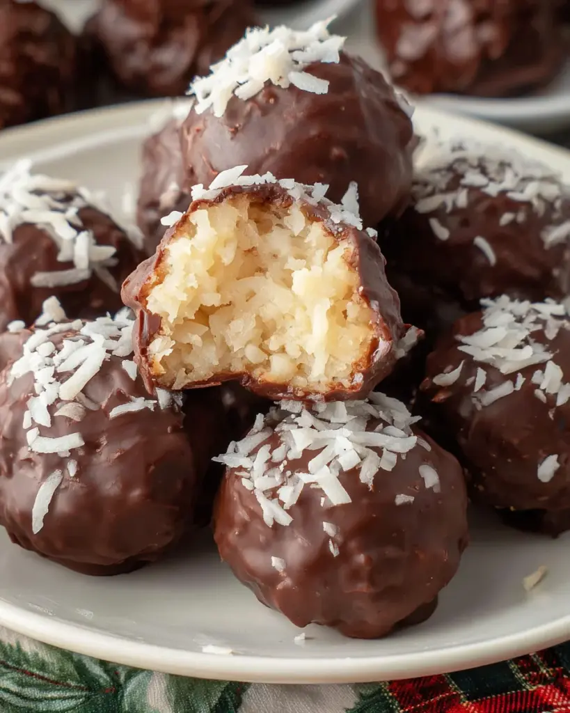 Chocolate Coconut Cream Balls