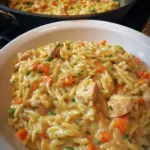 Creamy Chicken Pot Pie Orzo