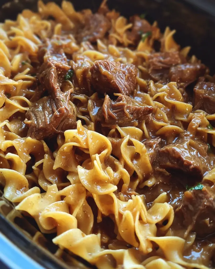 Crockpot Beef And Noodles Recipe