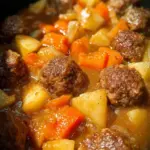 Crockpot Meatball Pot Roast