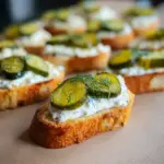 Dill Pickle Crostini