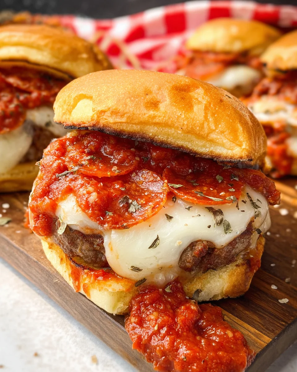 Easy Pizza Burgers Recipe