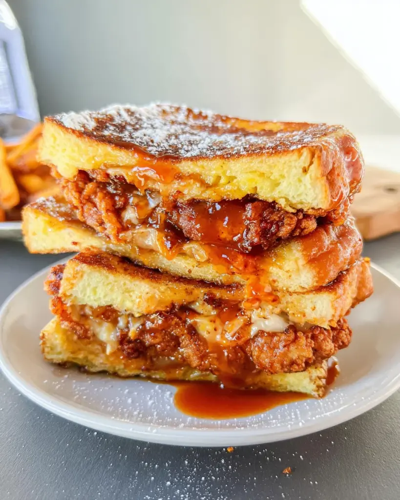 French Toast Fried Chicken Sandwich