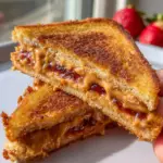 Fried Peanut Butter and Jelly Sandwich