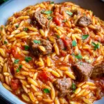 Giouvetsi (Greek Beef Stew with Orzo)