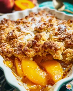 Peach Cobbler With Canned Peaches