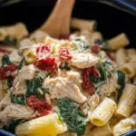Slow Cooker Tuscan Chicken Pasta