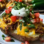 Taco Stuffed Baked Potatoes