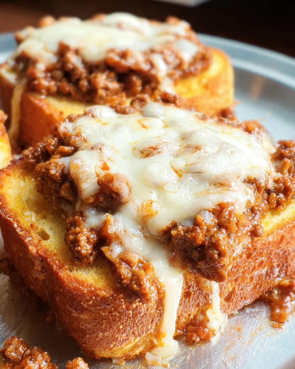 Texas Toast Sloppy Joes