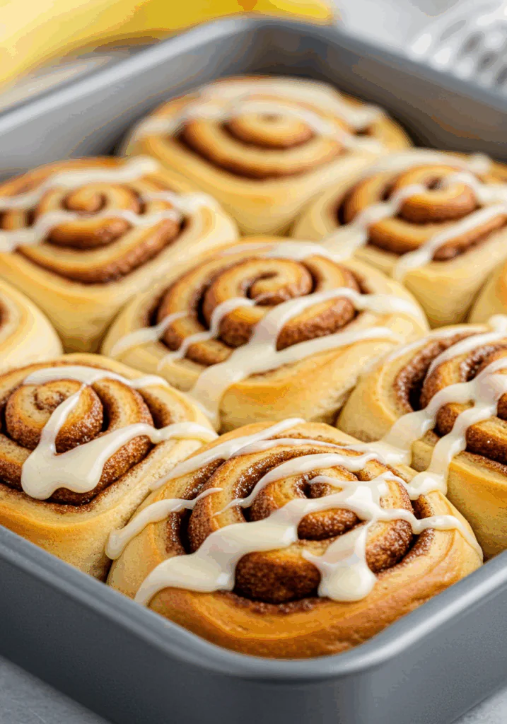 Banana Bread Cinnamon Rolls