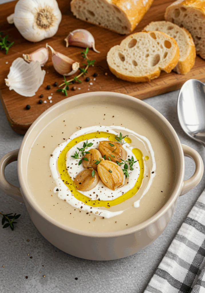 Country French Garlic Soup