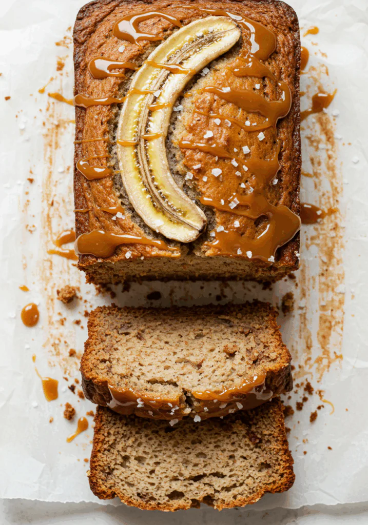 Salted Caramel Banana Bread