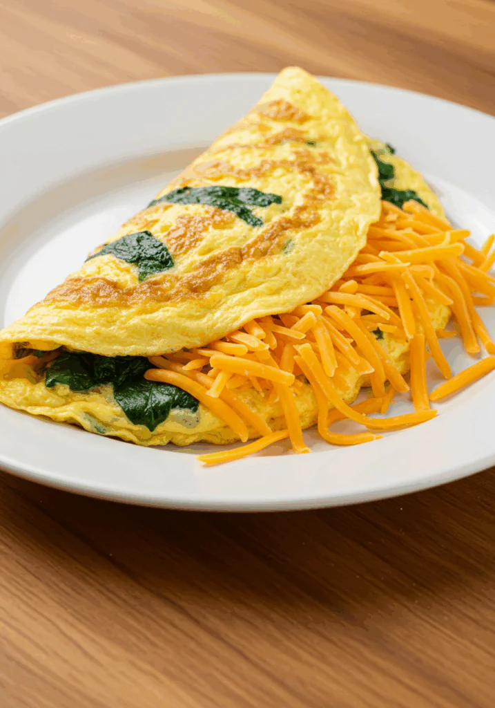 Spinach & Cheese Omelette