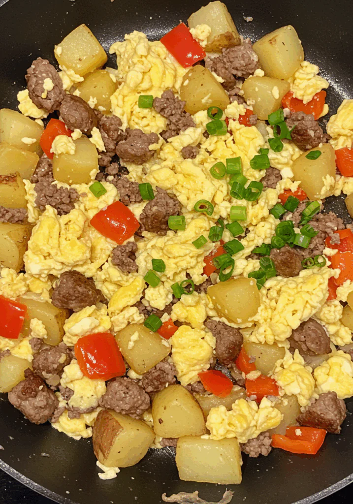 Fluffy Hawaiian Scrambled Eggs