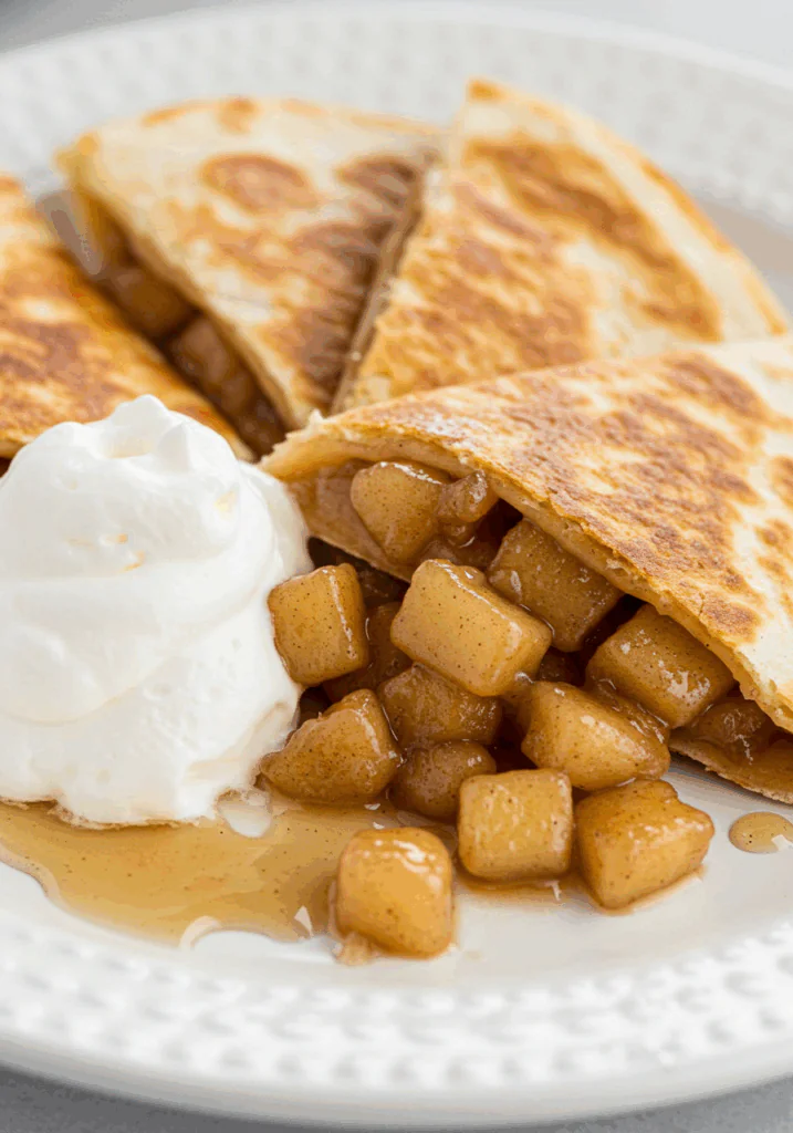 Apple Cheesecake Breakfast Quesadillas