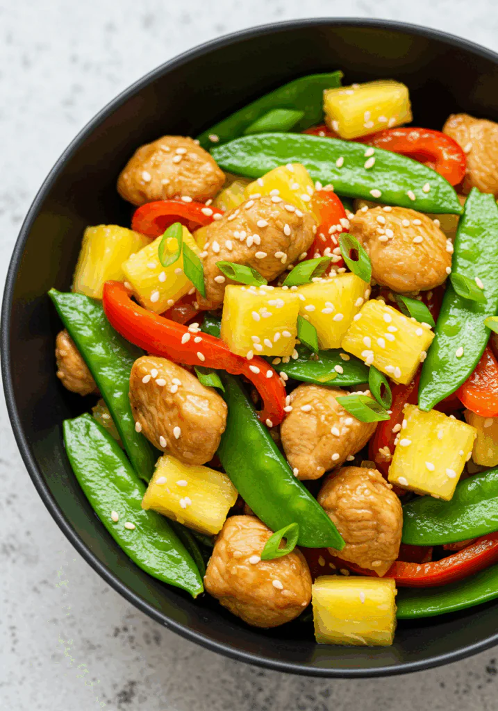 Teriyaki Chicken and Pineapple Stir Fry