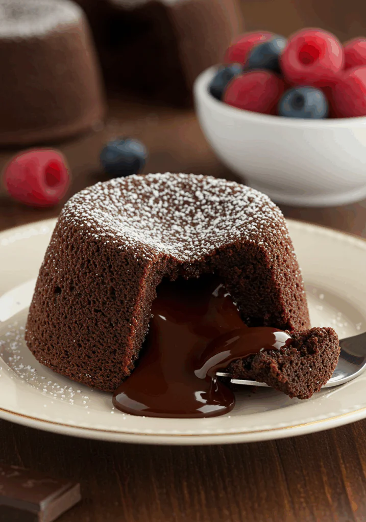 Mini Chocolate Lava Cakes (Air Fryer Version)