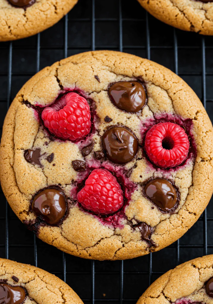 Raspberry Chocolate Chip Cookies