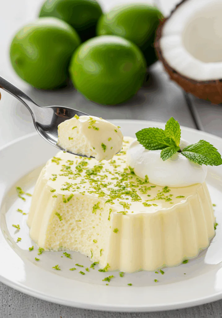 Key Lime Coconut Panna Cotta