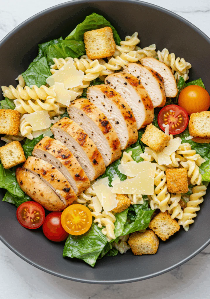 Chicken Caesar Pasta Salad