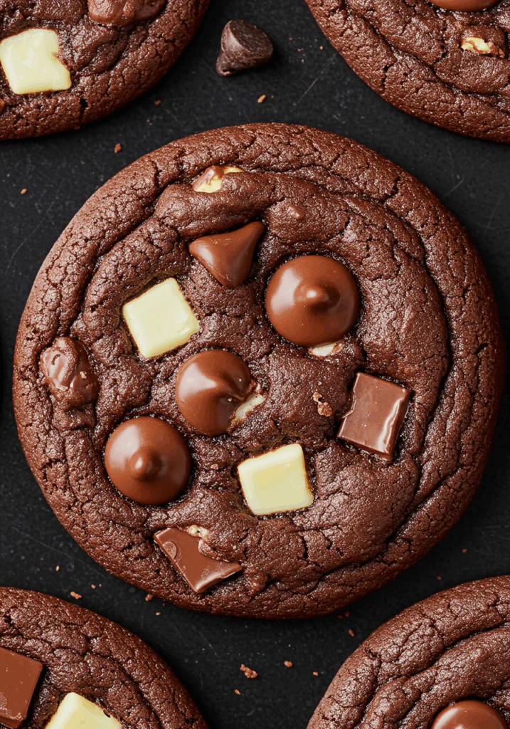 Fudgy Rocky Road Cookies