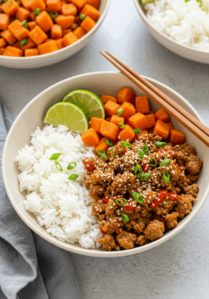 Korean Ground Beef Bowl