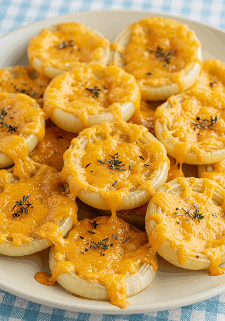 Cheesy Onion Crisp