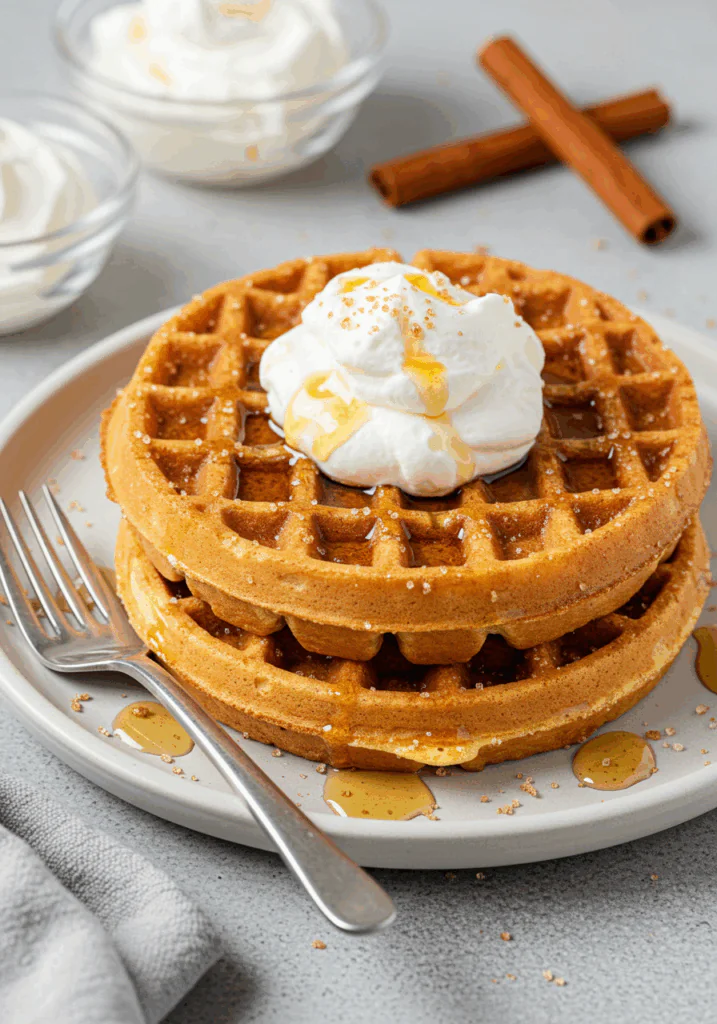 Cinnamon Sugar Churro Waffles