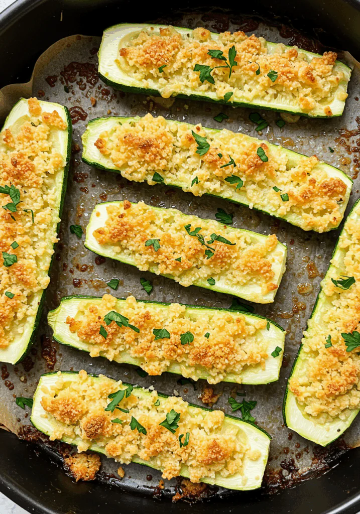 Baked Parmesan Zucchini