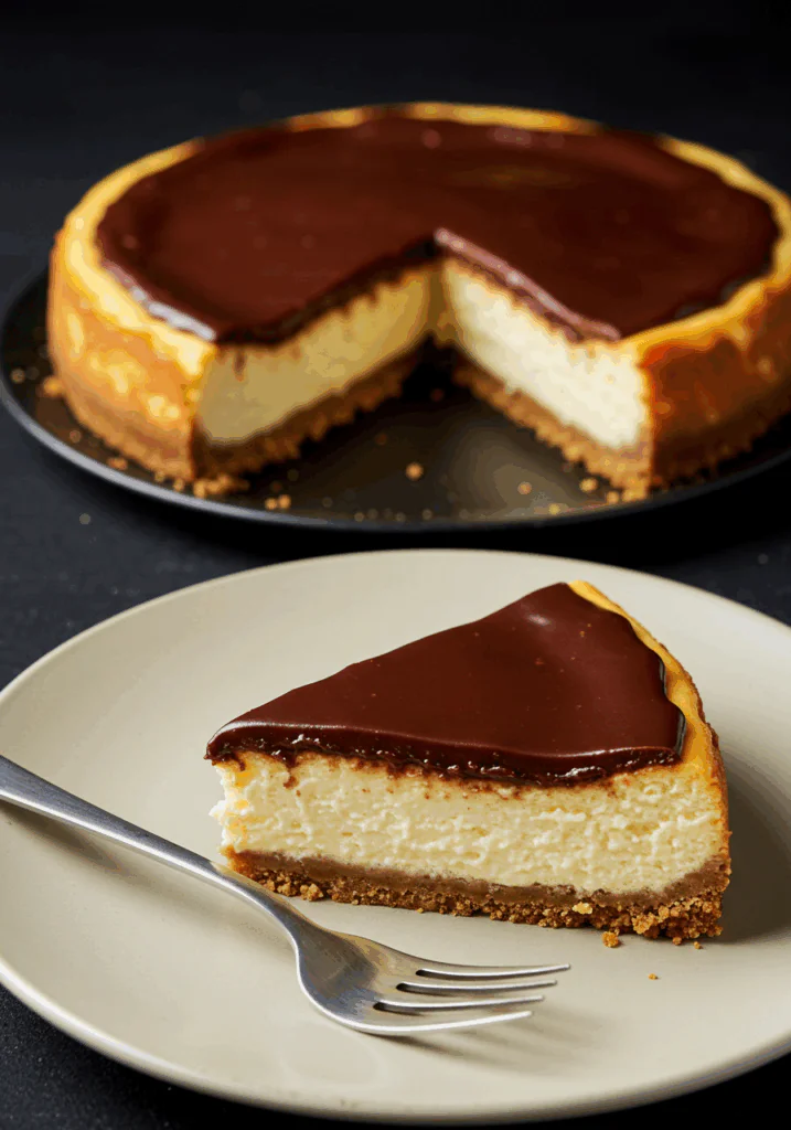 Boston Cream Pie Cheesecake