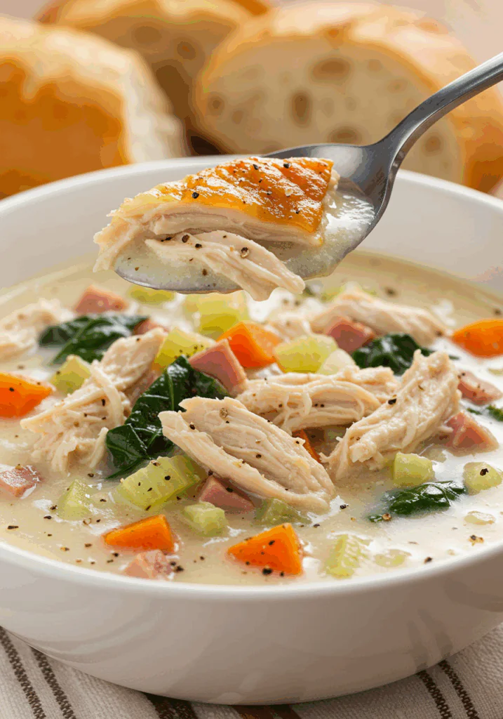 Chicken Cordon Bleu Soup