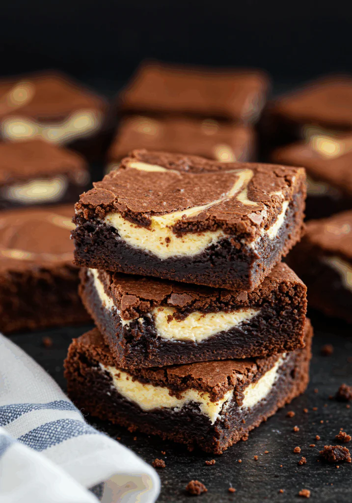 Chocolate Mascarpone Brownies